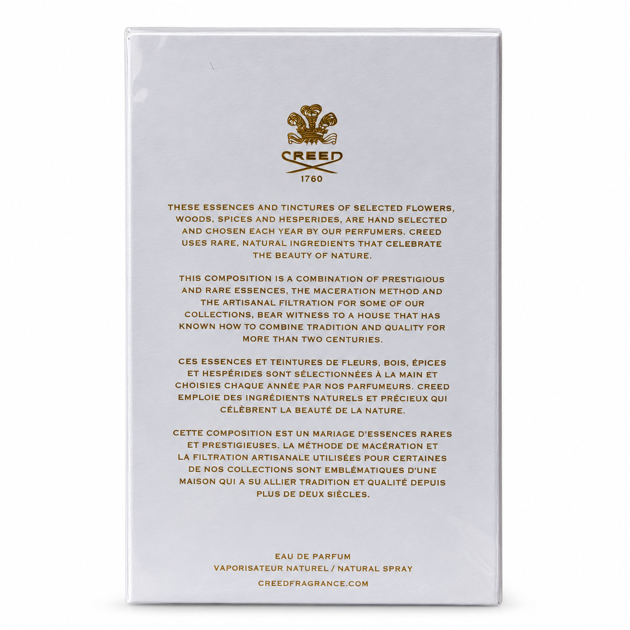 White Creed Eau de Parfum Spray 100ml – Long-Lasting Luxury Unisex Fragrance (Authentic)