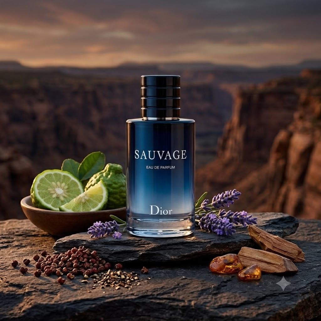 Sauvage Eau de Parfum Spray – 100ml Men’s Cologne (Authentic)